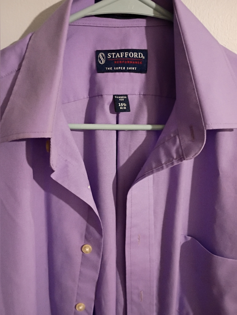 Stafford Lavender Dress Shirt